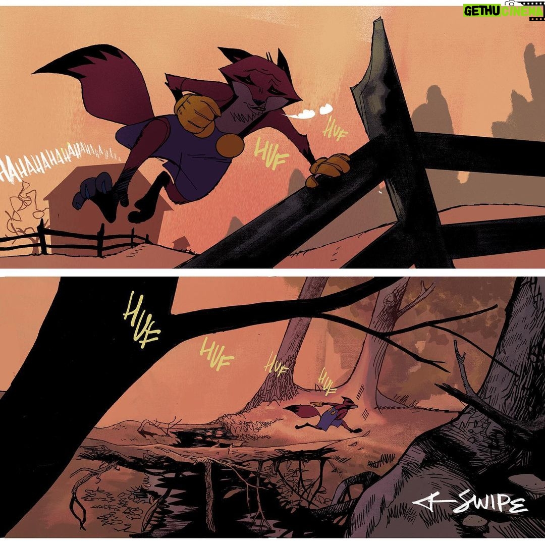 Jason Latour Instagram - #friskyfox Finale! Join my NEWSLETTER at the link in bio for a better look and more… #comics #comicbooks #animation #humor #looneytunes #comicstrips