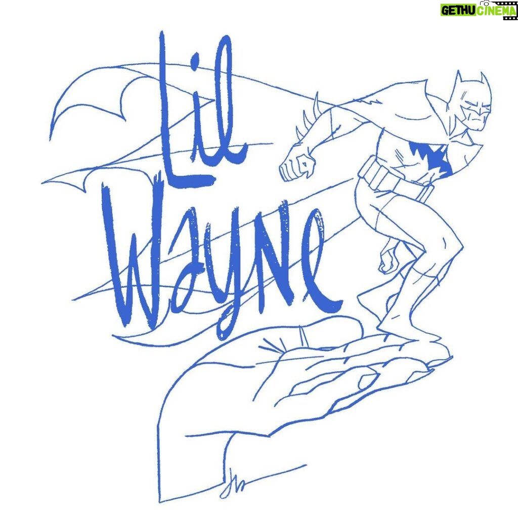 Jason Latour Instagram - My other #Batman pitch. Join my NEWSLETTER at the link in bio. #lilwayne #weezyfbaby #dccomics #cartoonist #comics #comicbooks
