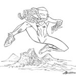 Jason Latour Instagram – A #spidergwen sketch I did at @comicconhnl as a gift. Mahalo, Hawaii. And thanks a ton, Rusty.
Join my NEWSLETTER at the link in bio. #spiderman #acrossthespiderverse #spiderverse #comics #comicbook #comicart #hawaii #honolulu #aloha #mahalo #sketch