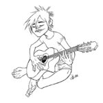 Jason Latour Instagram – 2-D for a future @thedrawl ep about @hewll & the @gorillaz. 

Join my newsletter at the link in bio. #gorillaz #jamiehewlett #comics #damonalbarn #tankgirl #comicbooks #animation