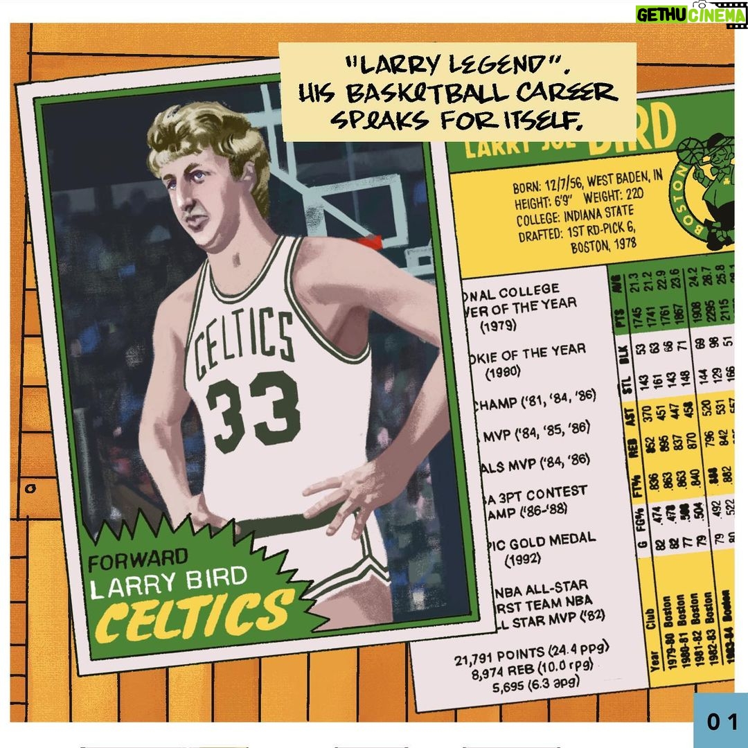 Jason Latour Instagram - Swipe to read 👈 “LARRY LEGEND” (2022). RIP #winningtime. Seriously HBO, wtf? For more, join my NEWSLETTER at the link in bio. #winningtime #hbo #hbowinningtime #nba #larrybird #celtics #boston #winningtime #basketball #nba75 #comics #cartoonist #comicbooks #lakers #magicjohnson