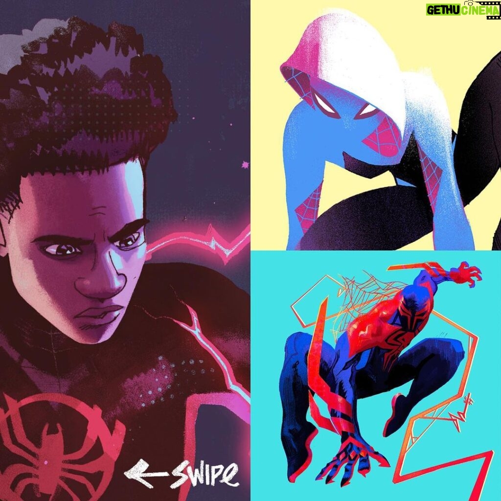 Jason Latour Instagram - To celebrate #acrossthespiderverse hitting #netflix, here’s 10 slides worth of the characters from the sequel that I’ve drawn so far. Join my NEWSLETTER at the link in bio. #milesmorales #spiderverse #spidermanacrossthespiderverse #spiderman #spidergwen #animation #marvel #comics