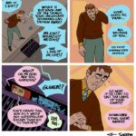 Jason Latour Instagram - Made this strip yesterday. From idea to finish. It got pretty crazy. 👈 swipe to read. For comics and more join my NEWSLETTER at the link in bio. #comics #comicbooks #goblinmode #cartoonist #comicstrip #spiderman