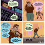 Jason Latour Instagram - Made this strip yesterday. From idea to finish. It got pretty crazy. 👈 swipe to read. For comics and more join my NEWSLETTER at the link in bio. #comics #comicbooks #goblinmode #cartoonist #comicstrip #spiderman
