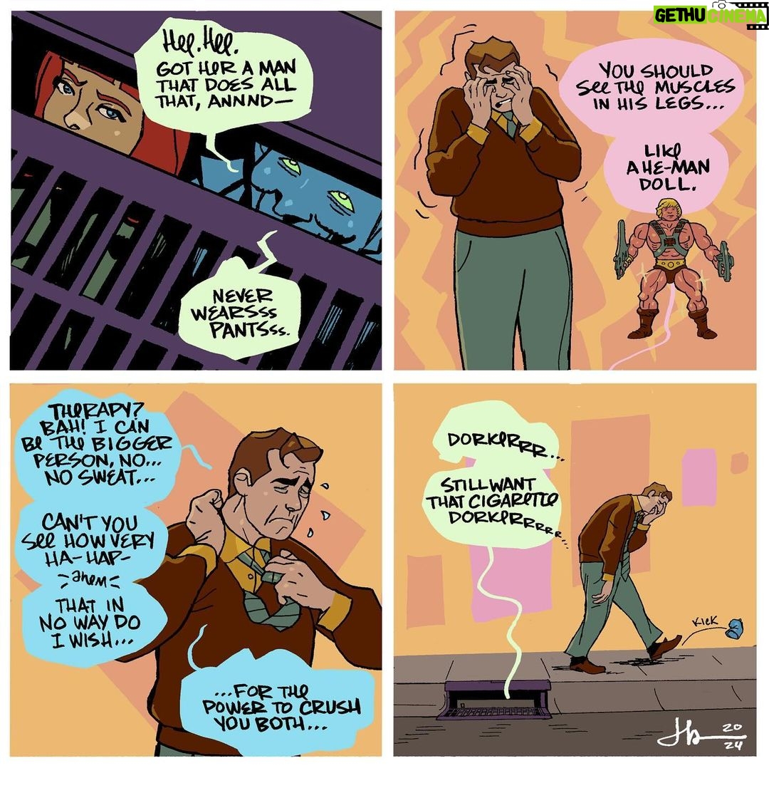 Jason Latour Instagram - Made this strip yesterday. From idea to finish. It got pretty crazy. π swipe to read. For comics and more join my NEWSLETTER at the link in bio. #comics #comicbooks #goblinmode #cartoonist #comicstrip #spiderman