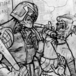Jason Latour Instagram - “You know how often we get a judge up in Peach Trees?” — “Well you’ve got one now.” #judgedredd (2012) For more comics join my NEWSLETTER at the link in bio. #comics #comicbooks #2000ad
