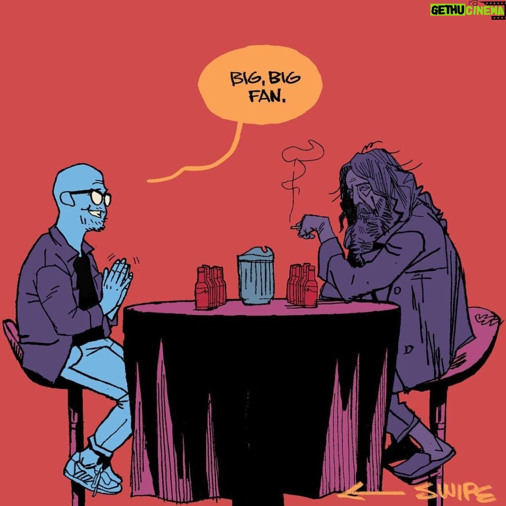 Jason Latour Instagram - Happy 70th birthday, Alan Moore. Swipe to read 👈. Join my free NEWSLETTER at the link in bio for more comics. #Alanmoore #hotones #comics #watchmen #comicbooks #cartoons