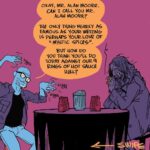 Jason Latour Instagram - Happy 70th birthday, Alan Moore. Swipe to read 👈. Join my free NEWSLETTER at the link in bio for more comics. #Alanmoore #hotones #comics #watchmen #comicbooks #cartoons