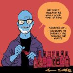 Jason Latour Instagram - Happy 70th birthday, Alan Moore. Swipe to read 👈. Join my free NEWSLETTER at the link in bio for more comics. #Alanmoore #hotones #comics #watchmen #comicbooks #cartoons
