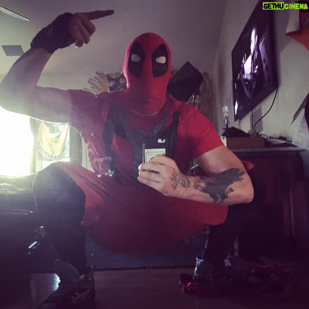 Jason Miller Instagram - Just your friendly neighborhood Deadpool, reminding you to listen to the Mayhem Podcast.