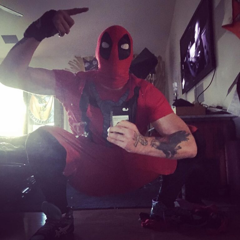 Jason Miller Instagram - Just your friendly neighborhood Deadpool, reminding you to listen to the Mayhem Podcast.