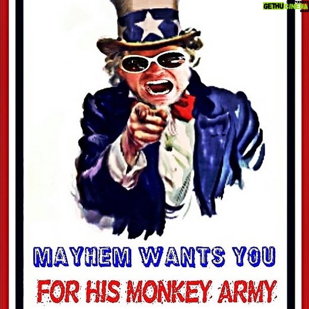 Jason Miller Instagram - More monkey propaganda. Disregard all attempts at mind control. 📱🍢🔺 Mayhem Miller Industries, LLC