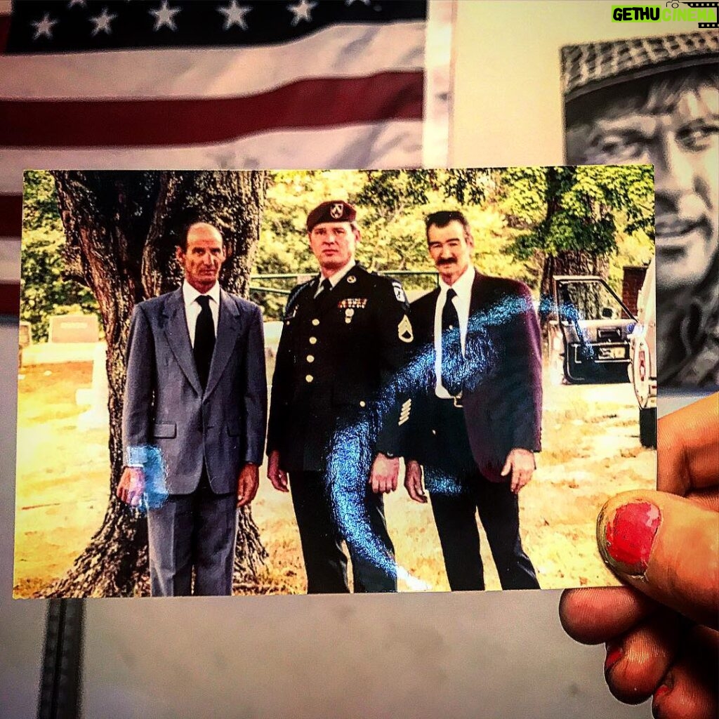 Jason Miller Instagram - Sgt. Michael W. Miller with his brothers- early 90's.