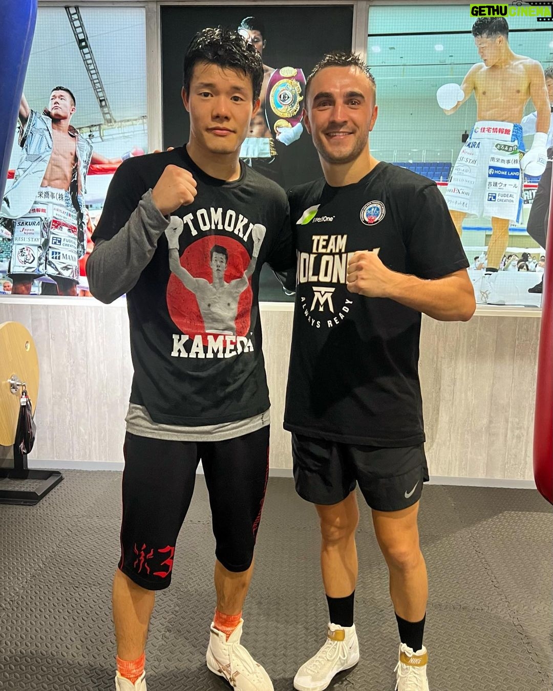 Jason Moloney Instagram - Last sparring session with @tomokikameda done here in Osaka, Japan π―π΅ Very grateful to be invited here to help him prepare for his big fight. Such a valuable experience for me! Coming home a much better fighter. Excited and ready for whatβs next! π