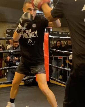 Jason Moloney Instagram - Public workout today 🥊
Love fighting in Melbourne and so grateful for your support! 
Bring on Sunday 🏆