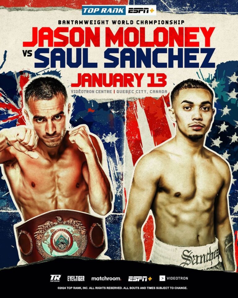 Jason Moloney Instagram - 🇦🇺 ➡️ 🇨🇦 @JasonMoloney defends his Bantamweight title against Saul Sanchez on Saturday, Jan. 13 in the #BeterbievSmith undercard. Quebec City, Quebec