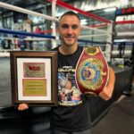 Jason Moloney Instagram - A real honour to receive this award from the @worldboxingorg 🏆 I’m very proud to hold this belt and looking forward to my first title defence. Announcement coming very soon!