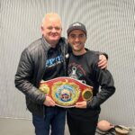Jason Moloney Instagram - Awesome to see Earl and the @ppteu crew yesterday and personally thank them for their incredible support in helping me achieve my dream! The PPTEU has supported Andrew and I from the very beginning as amateur boxers, all the way up until World Champions 🏆 I am forever grateful for all of your support! This belt is not just mine, it is OURS 💙