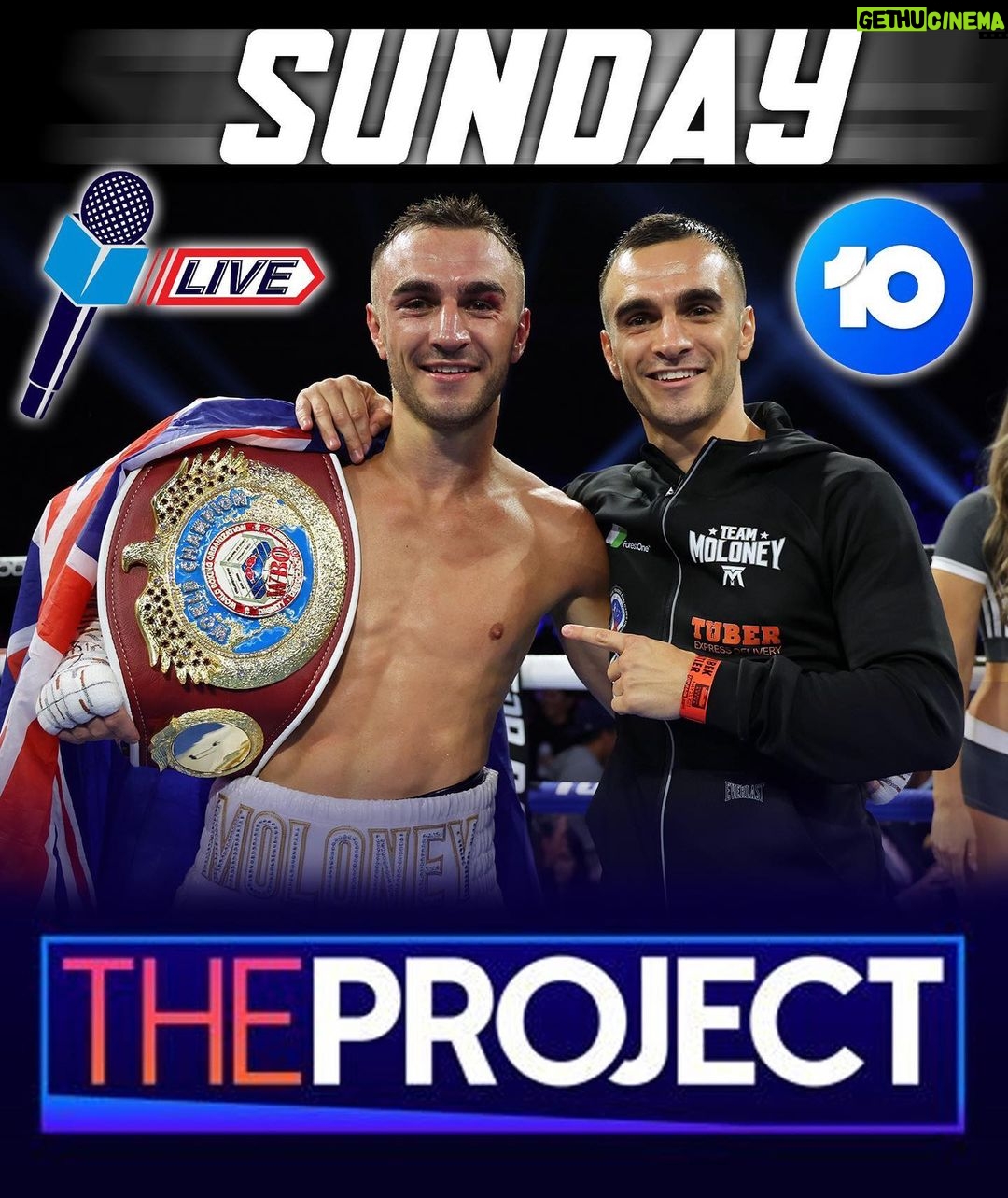 Jason Moloney Instagram - Tune in to see @andrewmoloney and I on @theprojecttv tonight from 6:30pm AEST 📺 Don’t miss it!