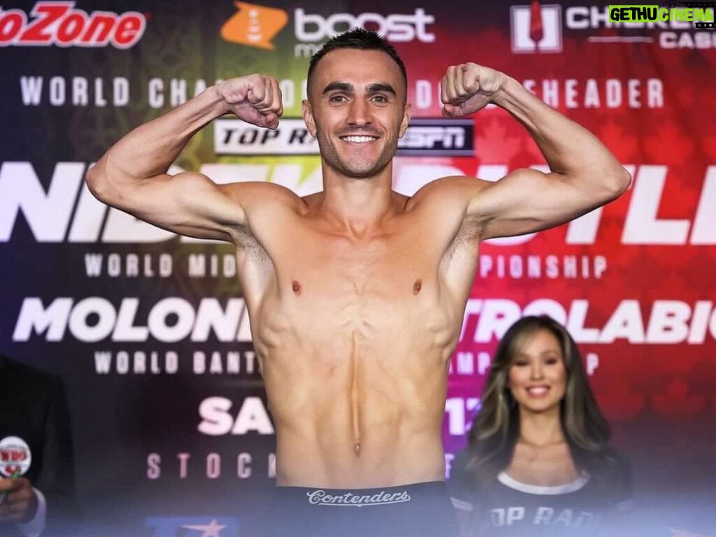 Jason Moloney Instagram - Weigh in done ✅ Tomorrow night I achieve my life long dream! 🏆 Thank you for all your support! @forest1au @ppteu @tuberdelivery @onevendgroup @everlastaustralia @pain_away_australia @mjwbuildingworx @technologypeople @athleticsport_ @bell_partners @truehealthsolutionsau @groclinics