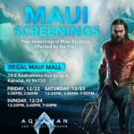Jason Momoa Instagram - The tide has brought in something special for Maui. Enjoy a special screening of #Aquaman and the Lost Kingdom for those affected by the fires in Maui. Go to link to RSVP. While supplies last. Link in Bio