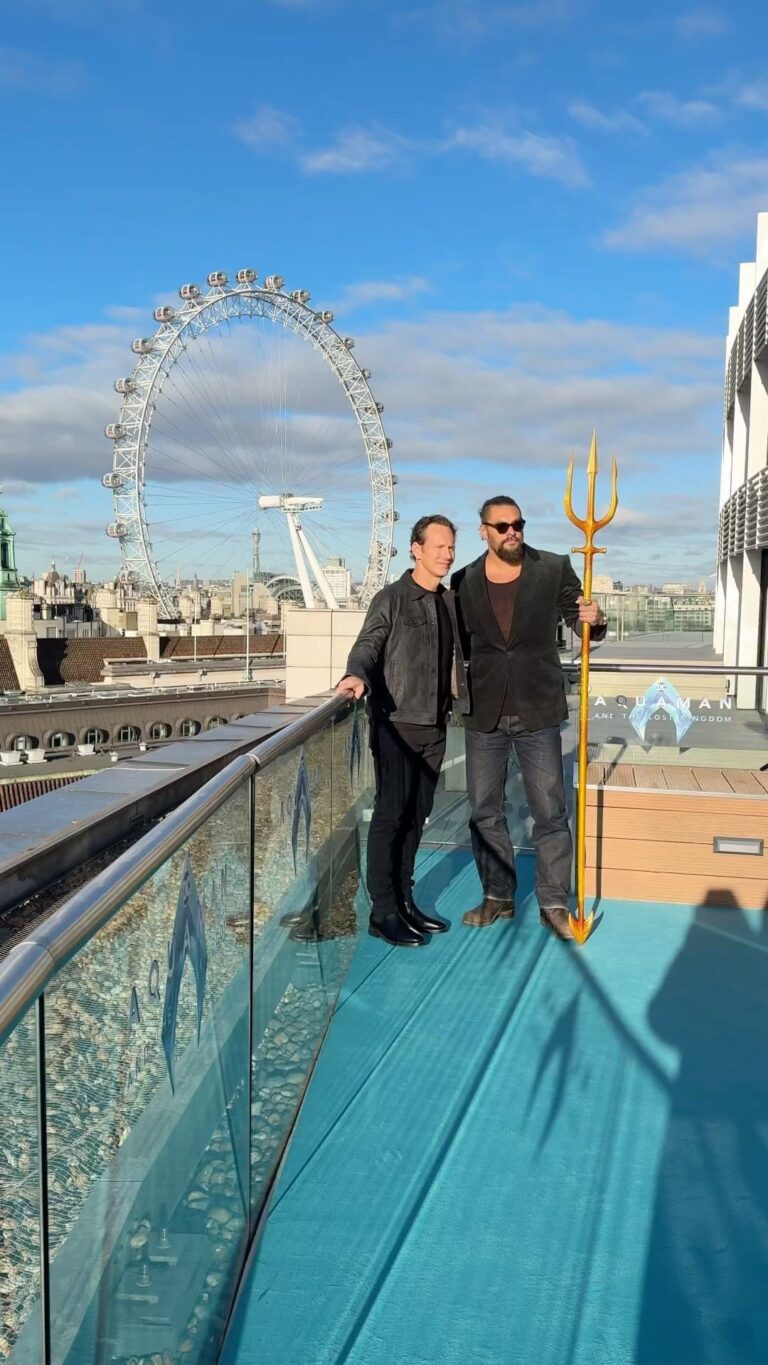 Jason Momoa Instagram - London Town! 🔱 #Aquaman and the Lost Kingdom only in theaters December 22.
