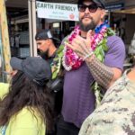 Jason Momoa Instagram - We’re incredibly grateful for today - THANK YOU to everyone who showed up to meet us and grab a signed bottle of Meili!!!! Enjoy, and see you at the next stop!!! Pearl Harbor NEX