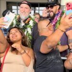 Jason Momoa Instagram - We’re incredibly grateful for today - THANK YOU to everyone who showed up to meet us and grab a signed bottle of Meili!!!! Enjoy, and see you at the next stop!!! Pearl Harbor NEX