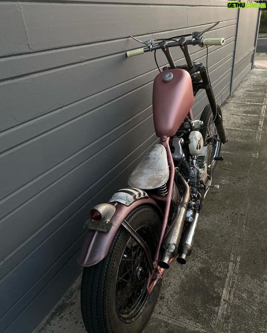 Jason Momoa - 71.4K Likes - Repost from @4q69
•
I haven’t really shown this bike because it was for On the Roam show. Never have i hit such a roadblock building a bike. I had sent the frame to someone to rework and never really heard back and then some unfortunate circumstances happened, and my whole plan got turned upside down. During the filming of the show I actually thought I had a few more months of time and then was notified that I had 3 1/2 weeks. Needless to say the next 3 1/2 weeks were a long days. I was also building the neon orange swing arm knucklehead for bornfree at the time, I had to put that project aside and focus on this one. This bike is nothing like what I had had planned, but with the time I had, I was really happy to get it done. It’s too big for me physically, but I thought it would fit Jason really well and it does. I wish I could’ve showed a little bit more of the building process to everybody through that show, But I was just kind of dealing with the circumstances and trying to deliver on time.. I am super grateful to be part of that series. it’s cool to have old friends or family that I never talk to reach out and get a small taste of what I do locked in the house all day. Thank you @prideofgypsies @on_the_roam for your flexibility during a tough time in the world for everyone and some of my own personal shit. Two new episodes came out last night that I look forward to checking out. . I really learned lately that we all do not need to try to be the same person, or fit in or change things to be part of some societal norm. I welcome my weirdo friends more than ever the ones that are individuals and even the ones that I struggle with to understand. Be yourself, don’t be a fucking creep, try to accept people for who they are, and don’t let this country. Divide us. Stick together and listen to each other have a conversation. #4qconditioning