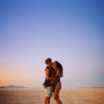 Jasper Pääkkönen Instagram - The best moment of what turned out to be a life altering trip to the desert. #burningman #partnersincrime Black Rock City