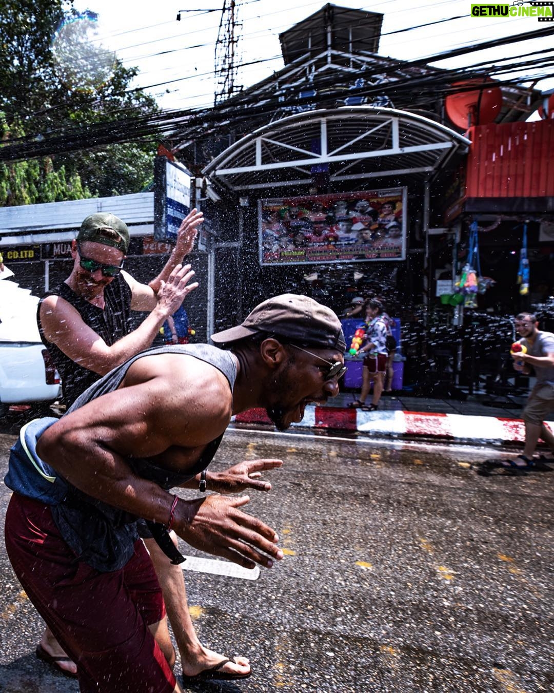 Jasper Pääkkönen Instagram - Wild 4 days of non stop water war on the streets on Chiang Mai. Happy Songkran! #songkran2019 #songkranfestival 📷: @real_rastivo Chiang Mai, Thailand