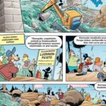 Jasper Pääkkönen Instagram - My story (and character) in the Donald Duck comic book! I pitched an idea to the good people at @akuankka (Donald Duck Finland) of a story about how hydro power dams have destroyed many of the most important rivers and fisheries all around the world (even in Duckburg), and how removing dams is the way to revive these precious ecosystems. The vast majority of dams no longer serve any real purpose, but they have wiped out migrating fish populations and whole rivers. However, these obsolete dams are being removed all around the world, and times are truly changing: when hydro power used to be considered a green and environmentally friendly source of energy in the past, more and more people are realizing the devastation it has wreaked in the freshwater ecosystems, often destroying whole river systems and their fauna. So here we go: Huey, Dewey and Louie find a river with no fish, and discover a dam that has been built downstream. About 10 pages and many twists and turns later Donald Duck convinces Scrooge to hire a character called Paakkunen to demolish the dam. The salmon run the river again, the enviroment thrives and Scrooge gets even richer when returning tourists spend money on eco tourism services! Same in Finnish: mahtava tarina Aku Ankassa. Päihitä Platku! #freetherivers #damremoval #worldfishmigrationday #damnation #akuankka #päihitäplatku #puretaanpadot Ankkalinna
