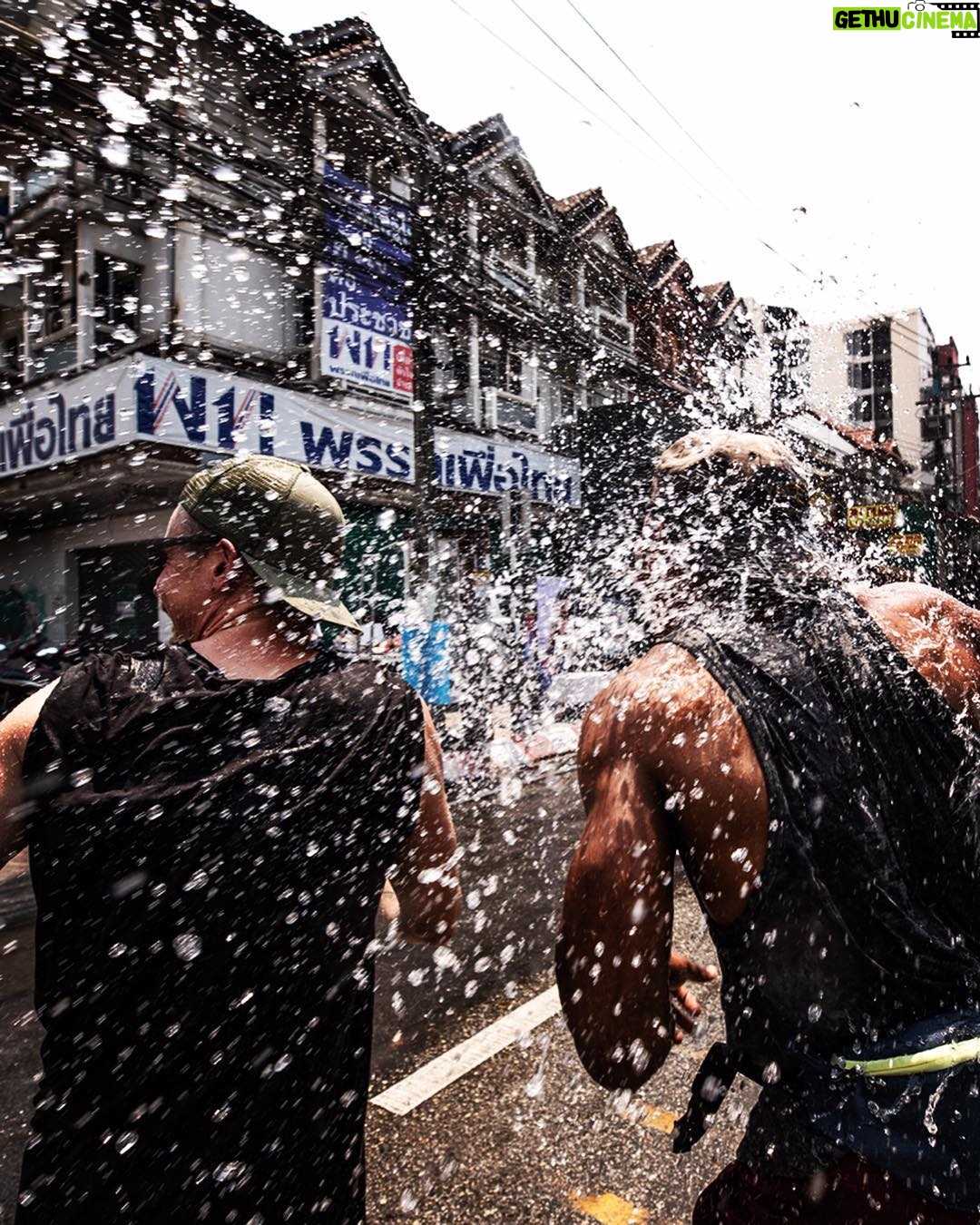 Jasper Pääkkönen Instagram - Wild 4 days of non stop water war on the streets on Chiang Mai. Happy Songkran! #songkran2019 #songkranfestival 📷: @real_rastivo Chiang Mai, Thailand