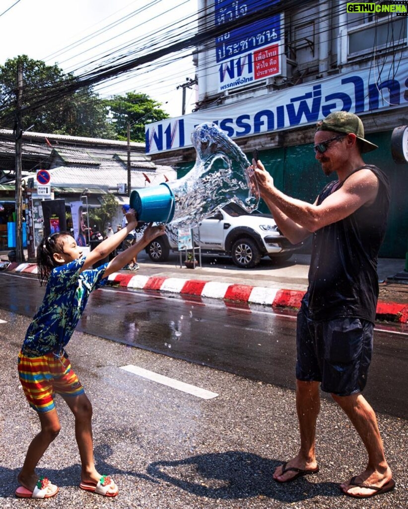 Jasper Pääkkönen Instagram - Wild 4 days of non stop water war on the streets on Chiang Mai. Happy Songkran! #songkran2019 #songkranfestival 📷: @real_rastivo Chiang Mai, Thailand