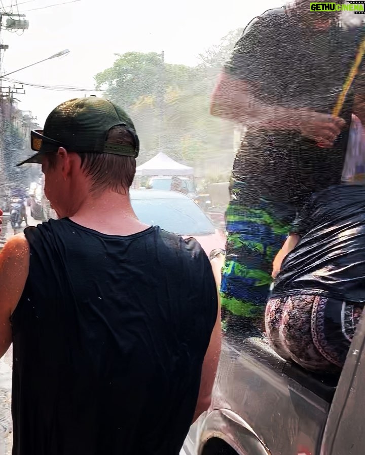 Jasper Pääkkönen Instagram - Wild 4 days of non stop water war on the streets on Chiang Mai. Happy Songkran! #songkran2019 #songkranfestival 📷: @real_rastivo Chiang Mai, Thailand