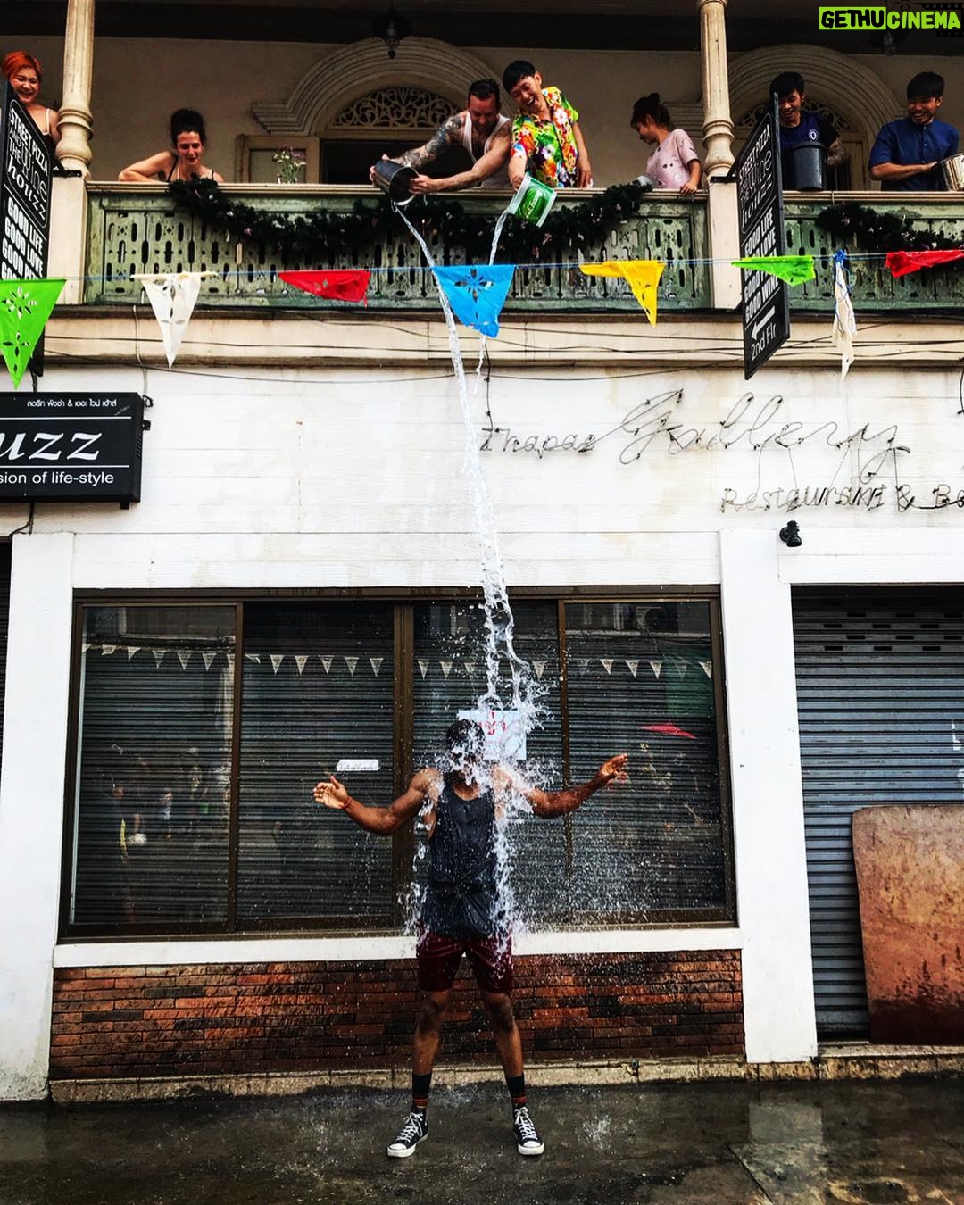 Jasper Pääkkönen Instagram - Wild 4 days of non stop water war on the streets on Chiang Mai. Happy Songkran! #songkran2019 #songkranfestival 📷: @real_rastivo Chiang Mai, Thailand