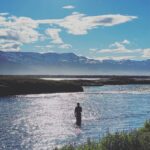 Jasper Pääkkönen Instagram – There could be worse places to be filming a salmon documentary. #laxáíkjós #blanda #laxaiadaldal @icelandair #iceland #atlanticsalmon #flyfishing Iceland