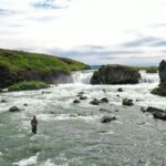 Jasper Pääkkönen Instagram – There could be worse places to be filming a salmon documentary. #laxáíkjós #blanda #laxaiadaldal @icelandair #iceland #atlanticsalmon #flyfishing Iceland