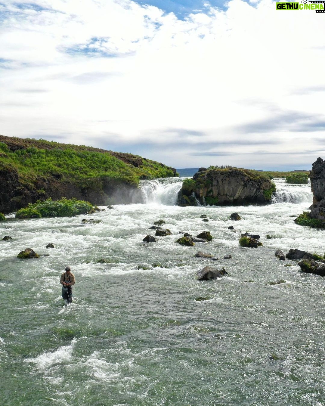 Jasper Pääkkönen Instagram - There could be worse places to be filming a salmon documentary. #laxáíkjós #blanda #laxaiadaldal @icelandair #iceland #atlanticsalmon #flyfishing Iceland