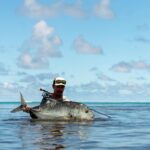 Jasper Pääkkönen Instagram – Farquhar dinosaur! What a day on the water with @cullanashby 
📷: @brianchucky #farquharatoll #farquhar @alphonsefishingco @bluesafariseychelles #superflies #discoverearth Farquhar Atoll
