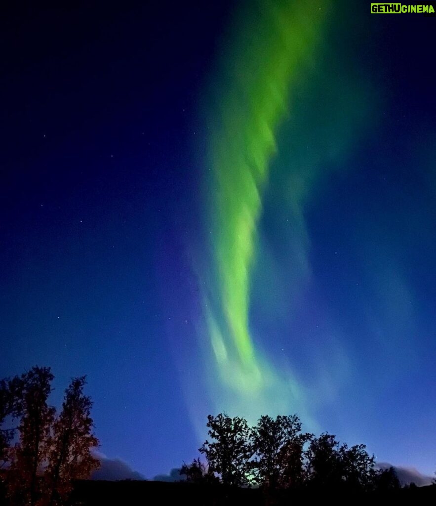 Jasper Pääkkönen Instagram - Phone shots with 3sec shutter. Awesome aurora borealis on the northern sky last night. #auroraborealis #northernlights #revontulet #samoyed