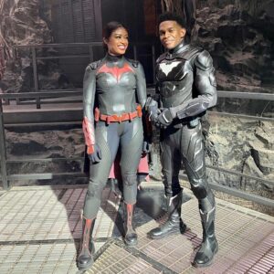 Javicia Leslie Instagram - May this ignite fearlessness in EVERY child’s dream! 🦇

@camrusj Being on this journey with you is the best part! The ancestors are shining on us right now 🙏🏾