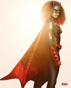 Javicia Leslie Instagram - Blackwoman, I mean Batwoman is here! 🦇 : : The new re-designed Batsuit for Ryan Wilder. The Batsuit was conceptualized by Batwoman costume designer Maya Mani and created by Ocean Drive Leather, the wig created by Janice Workman and Takisha Sturdivant, and makeup styled by Cory Roberts. Shot by @ninomunoz Gotham City