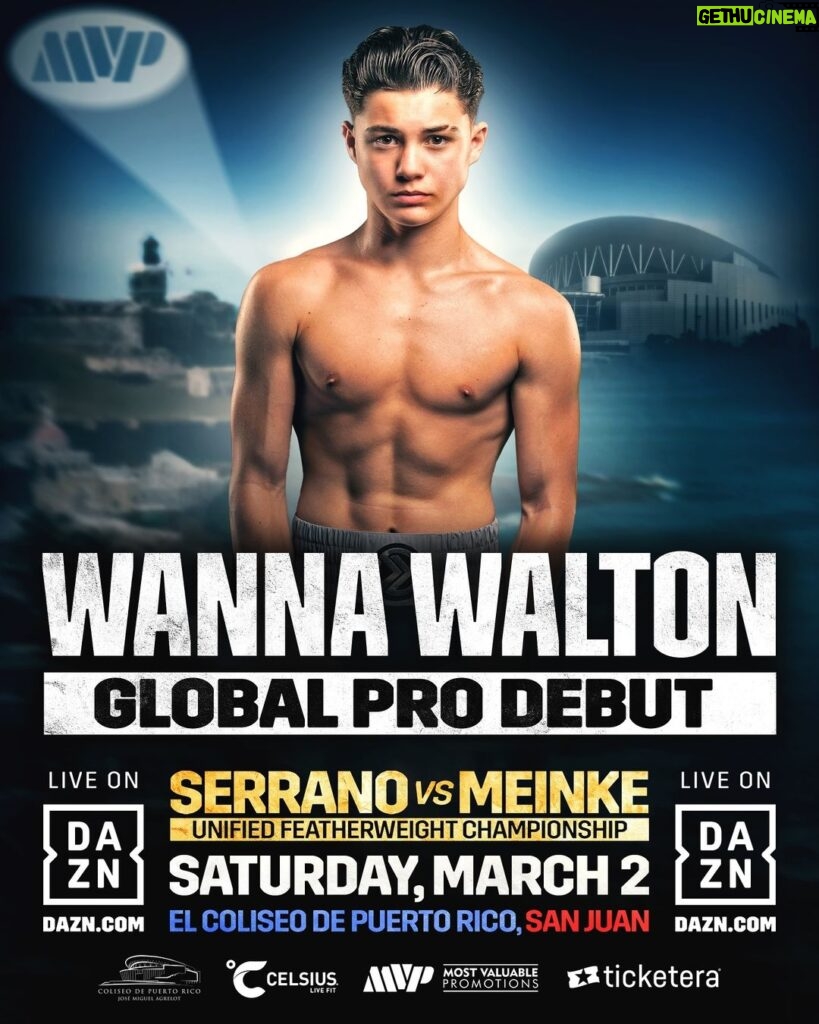 Javon Walton Instagram - Locked in on my Global Debut - March 2nd in Puerto Rico only on @daznboxing 🇵🇷 @mostvaluablepromotions
