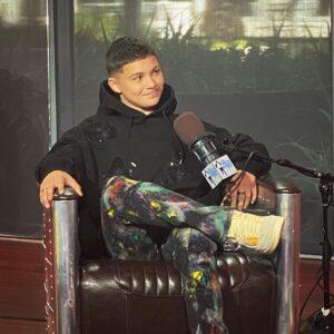 Javon Walton Instagram - Good vibes on the @richeisen show talking about @samaritanmovie 

📸 @nathanieldezan 
👟 @jumpman23 
👕 @edwin.j.ortega