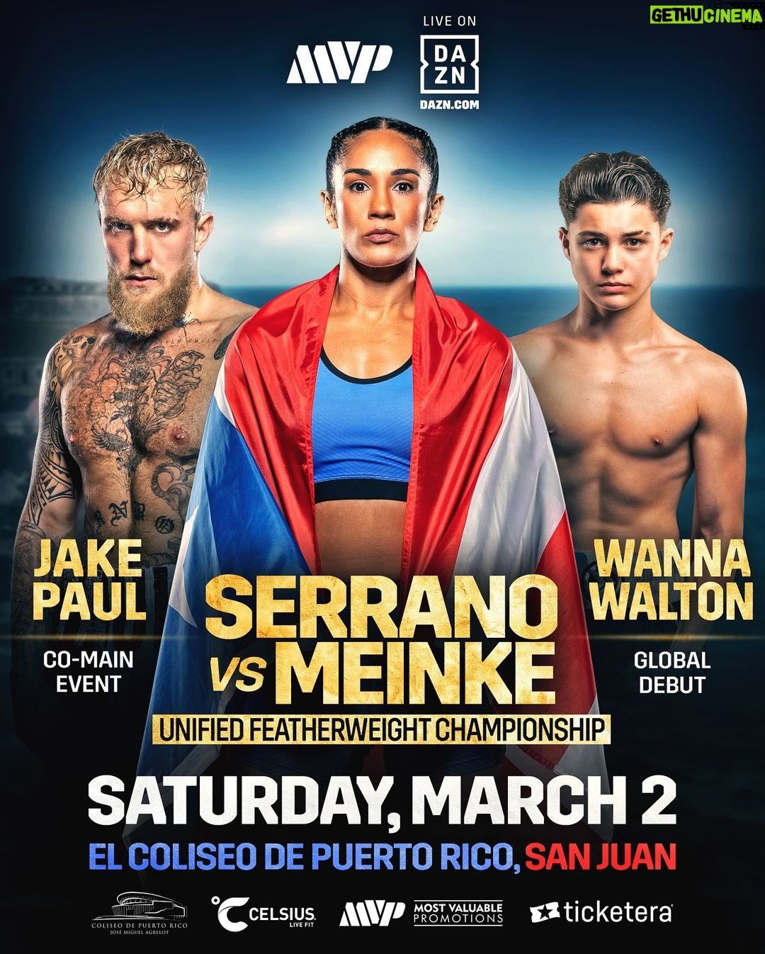 Javon Walton Instagram - Starting my professional career in The Island of Enchantment on March 2, 2024. Let’s go Boricua! See y’all at the Choliseo ⏩ El inicio de mi trayectoria profesional será en La Isla del Encanto. Vamos Boricua! Espero verlos allí en el #Choliseo 🌍🇵🇷 #Enunamisión @mostvaluablepromotions @serranosisters @jakepaul @onwardnation