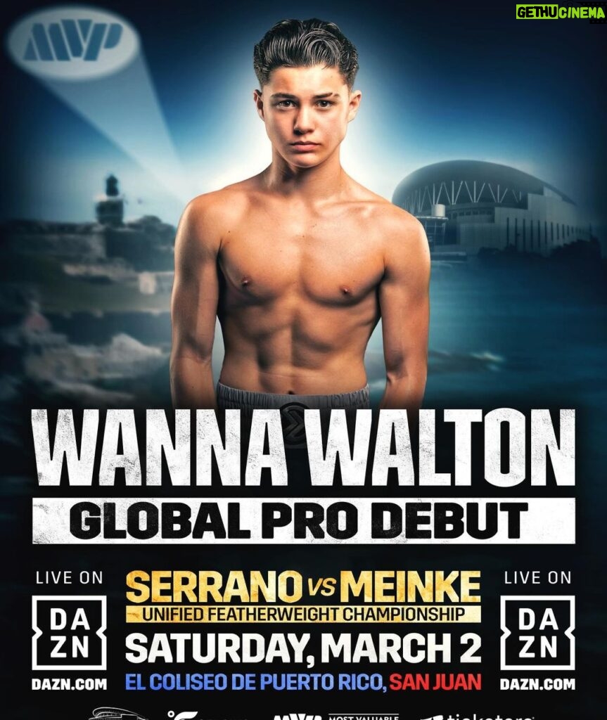 Javon Walton Instagram - Tune in for my Global Debut on MARCH 2nd @mostvaluablepromotions LIVE on @daznboxing