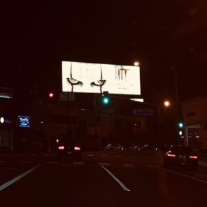 Jay Ryan Instagram - Driving down Sunset and this creep keeps staring at me - I’ll get him back on September 6! Until then Pennywise!