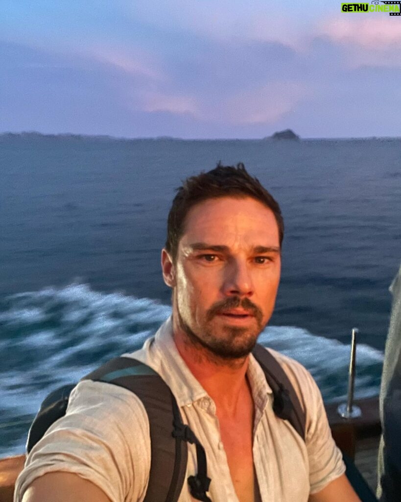Jay Ryan Instagram - So long ‘Orient Pearl’ aka ‘The Blue’ .. heading to dry land for the rest of shoot. 🙏🎬⛵️#paramountplus #theblue Phuket, Thailand
