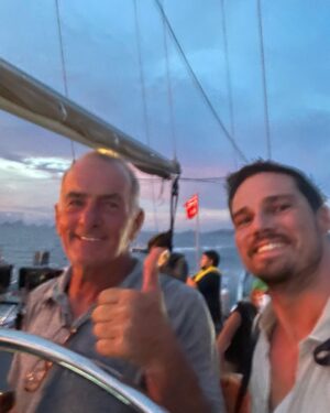 Jay Ryan Instagram - So long ‘Orient Pearl’ aka ‘The Blue’ .. heading to dry land for the rest of shoot. 🙏🎬⛵️#paramountplus #theblue